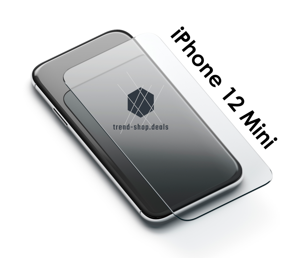 Handy Display Schutzglas - 1 Stück - 9H - passend für iPhone 12 Mini