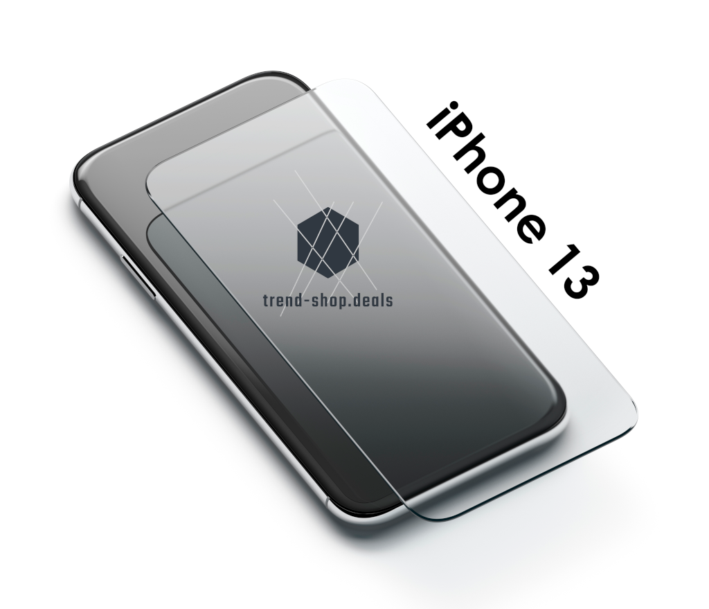 Handy Display Schutzglas - 1 Stück - 9H - passend für iPhone 13