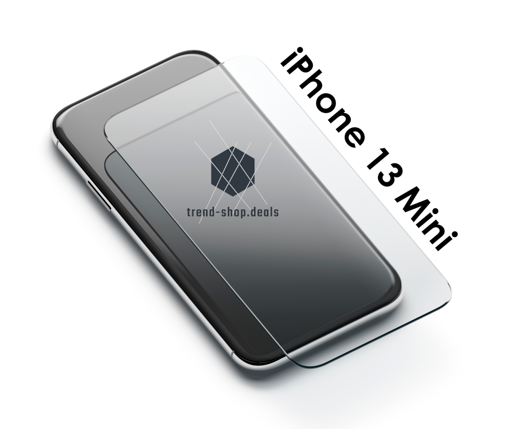 Handy Display Schutzglas - 1 Stück - 9H - passend für iPhone 13 Mini