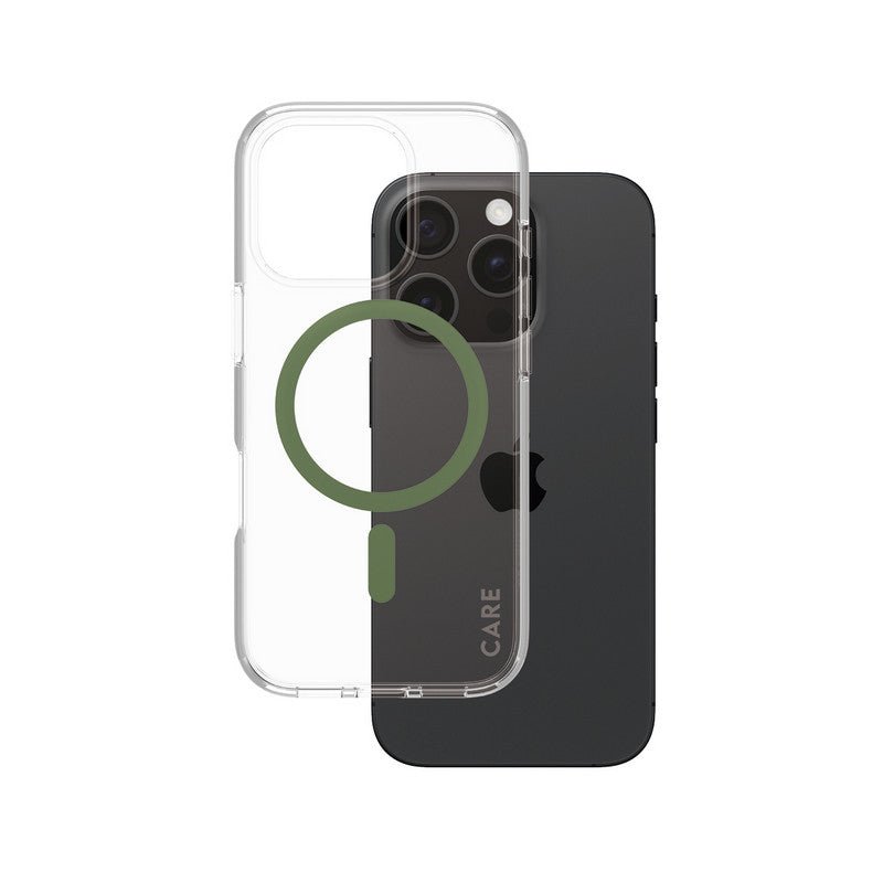 PanzerGlass CARE Flagship Colors iPhone 16 Pro grün - trend - shop.deals