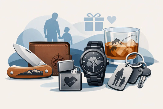 Geschenkidee für Vater mit Gravur, die bleibt