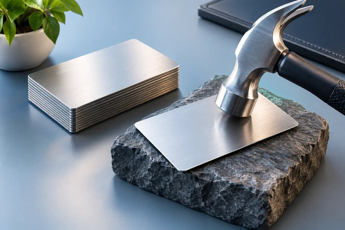 Sind Aluminium-Visitenkarten langlebig genug?