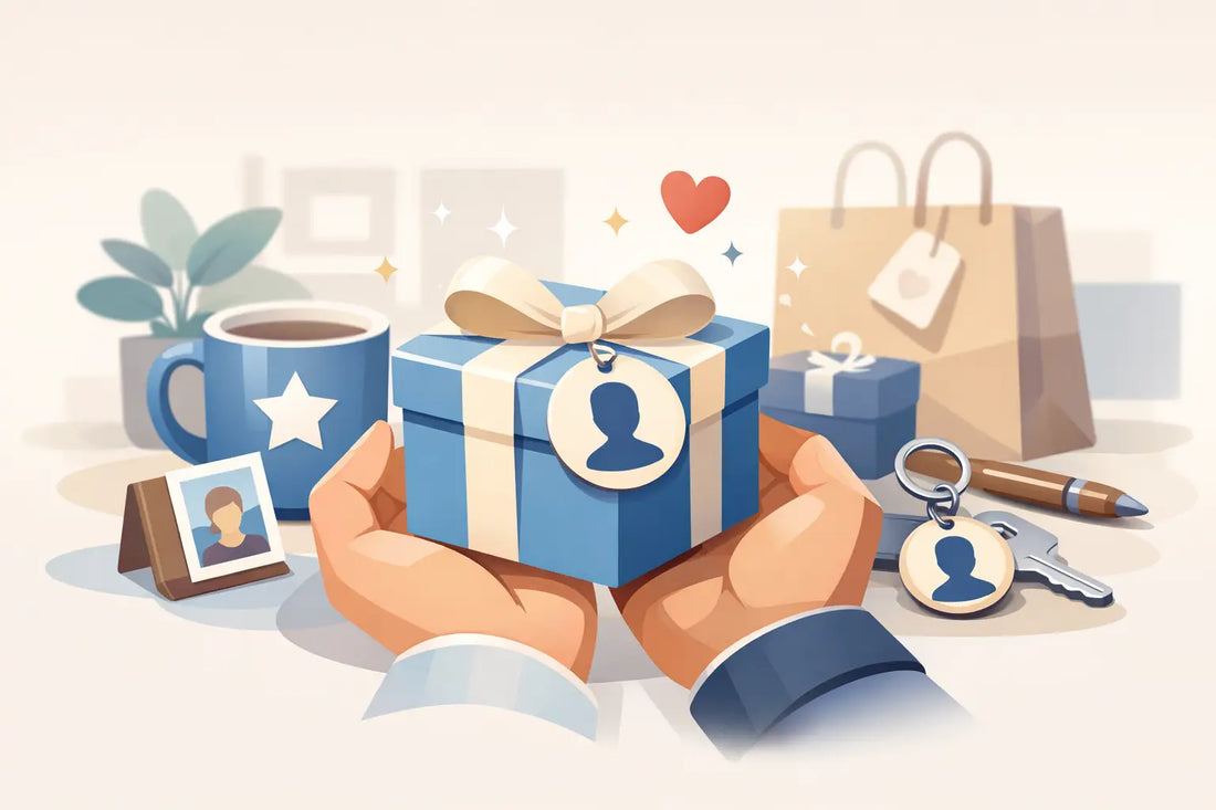 Kleines Geschenk für Kollegen personalisiert