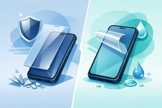 Glasfolie versus Hydrogel Folie im Vergleich