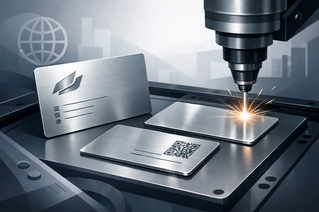 Visitenkarten aus Aluminium gravieren lassen