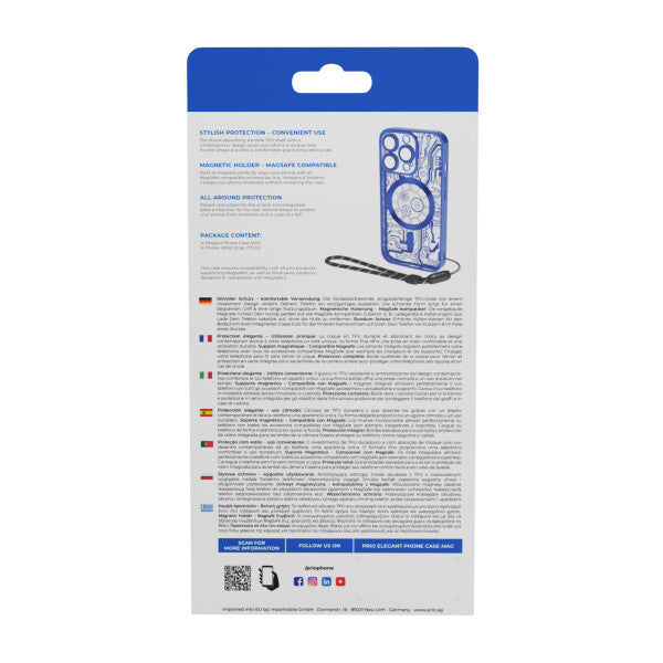 prio elegante Handyhülle MAG für iPhone 11 Pro blau
