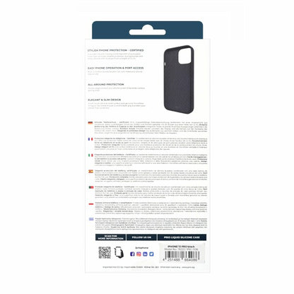 prio Silikonschutzhülle für iPhone 13 Pro schwarz