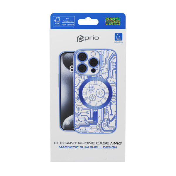prio elegante Handyhülle MAG für iPhone 11 Pro Max blau