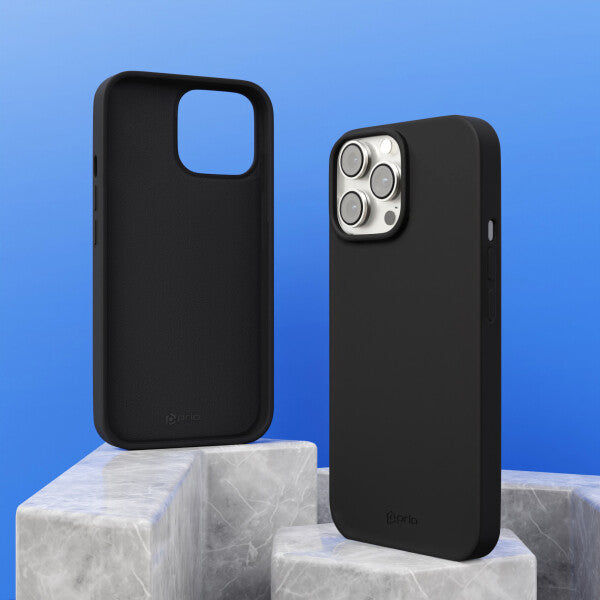prio Silikonschutzhülle für iPhone 13 Pro schwarz