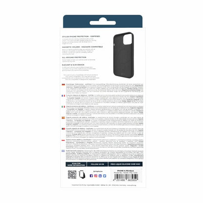 prio Silikonschutzhülle MAG für iPhone 14 Pro schwarz