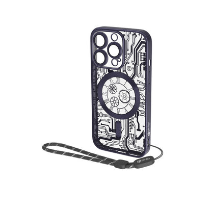 prio elegante Handyhülle MAG für iPhone 16 Plus (6,7 Zoll) schwarz