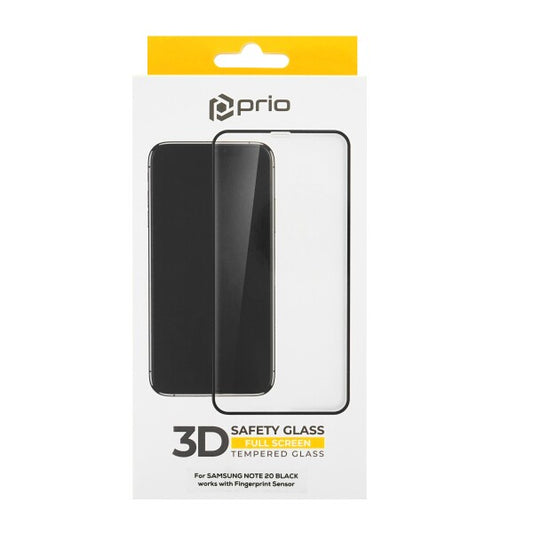 prio 3D Displayschutzglas für Samsung Note 20 schwarz