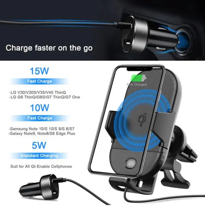Letscom Universal Wireless KFZ-Smartphone Ladepad 15W Line A