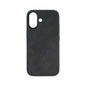 Cyoo Mikrofaserstoff Hülle (ähnlich Alcantara) iPhone 16 Schwarz