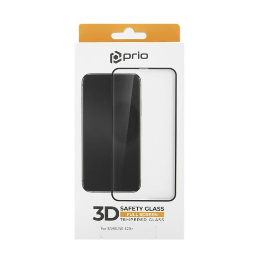 prio 3D Displayschutzglas für Samsung S20+ schwarz