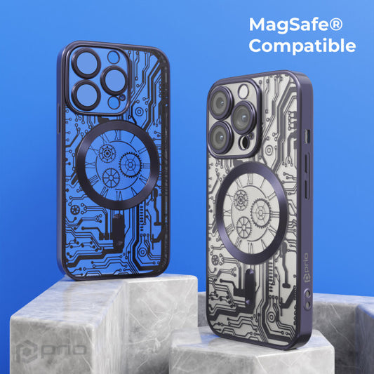 prio elegante Handyhülle MAG für iPhone 15 Plus schwarz