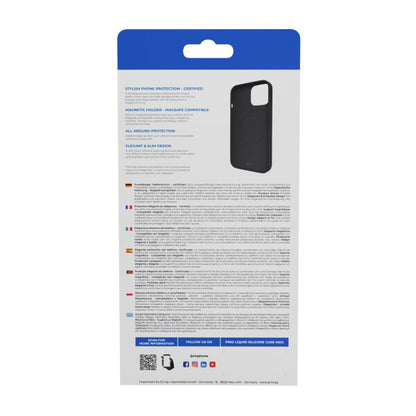 prio Liquid Silicone Case MAG für iPhone 16 (6,1 Zoll) schwarz