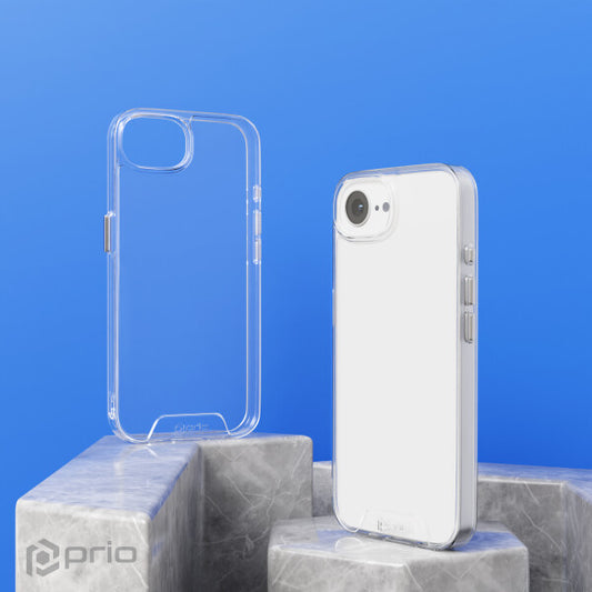 prio Schutzhülle für iPhone 16e klar