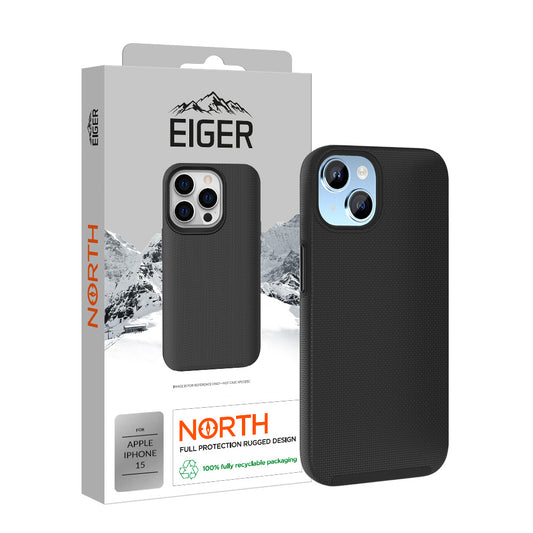 Eiger North Case für Apple iPhone 15 - schwarz