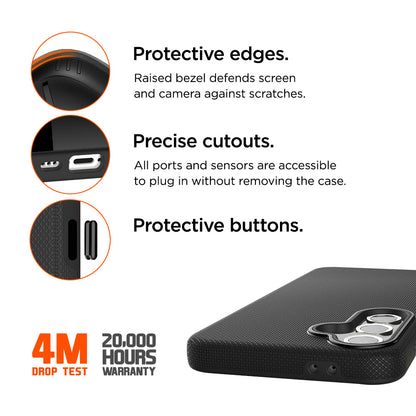 Eiger North Case für Samsung Galaxy S24 - schwarz