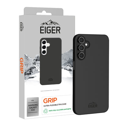 Eiger Grip Case für Samsung Galaxy A15 - schwarz