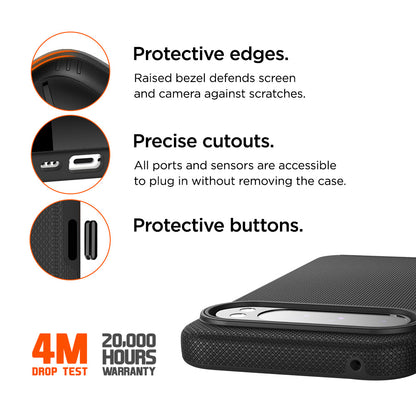 Eiger North Case für Google Pixel 9 / 9 Pro - schwarz