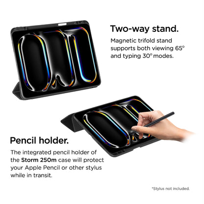 Eiger Storm 250m Stylus Hülle für iPad Pro 11 (2024) - schwarz