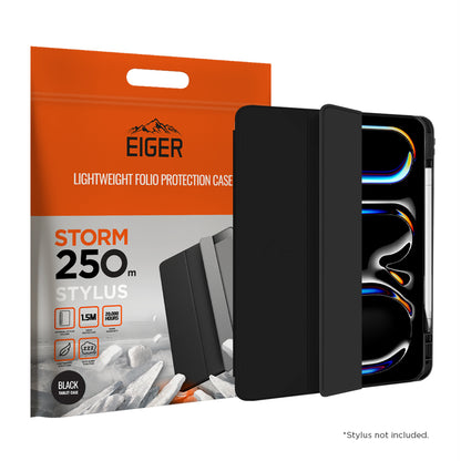Eiger Storm 250m Stylus Hülle für iPad Pro 13 (2024) - schwarz