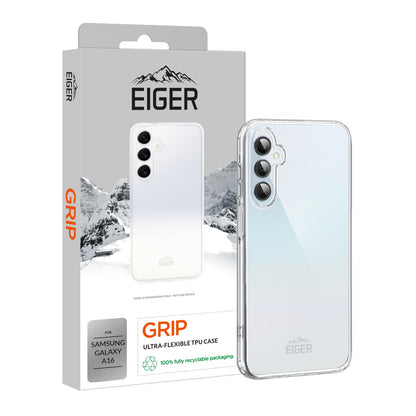 Eiger Grip Case für Samsung Galaxy A16 - transparent
