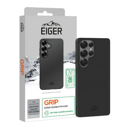 Eiger Grip Case für Samsung Galaxy S25 Ultra - schwarz