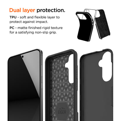 Eiger North Case für Samsung Galaxy S25/S24 - schwarz