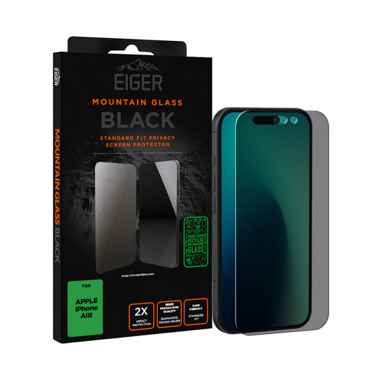 Eiger SP Mountain Black Privacy iPhone 17 Air