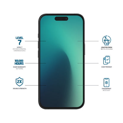 Eiger SP Mountain Glass Clear iPhone 17 / 17 Pro / 16 Pro