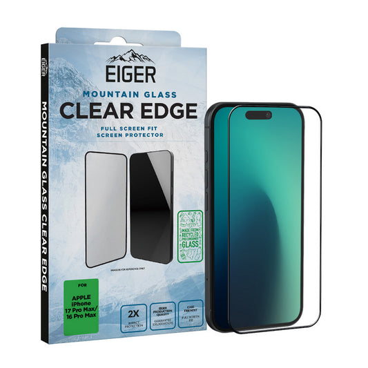 Eiger SP Mountain Glass Clear Edge iPhone 17 Pro Max / 16 Pro Max