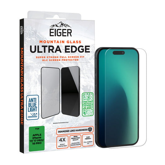 Eiger SP Mountain Glass Ultra Edge iPhone 17/17 Pro/16 Pro