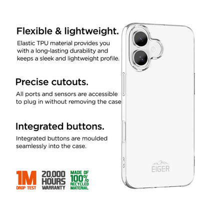 Eiger Grip Case GRS iPhone 17 transparent