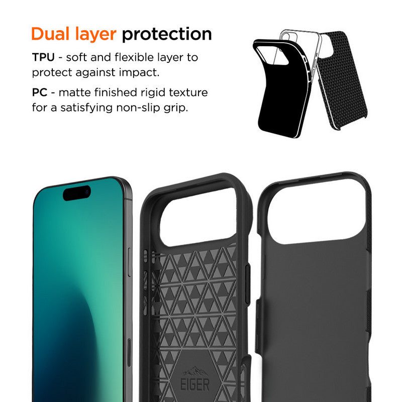 Eiger North Case GRS iPhone 17 Air schwarz