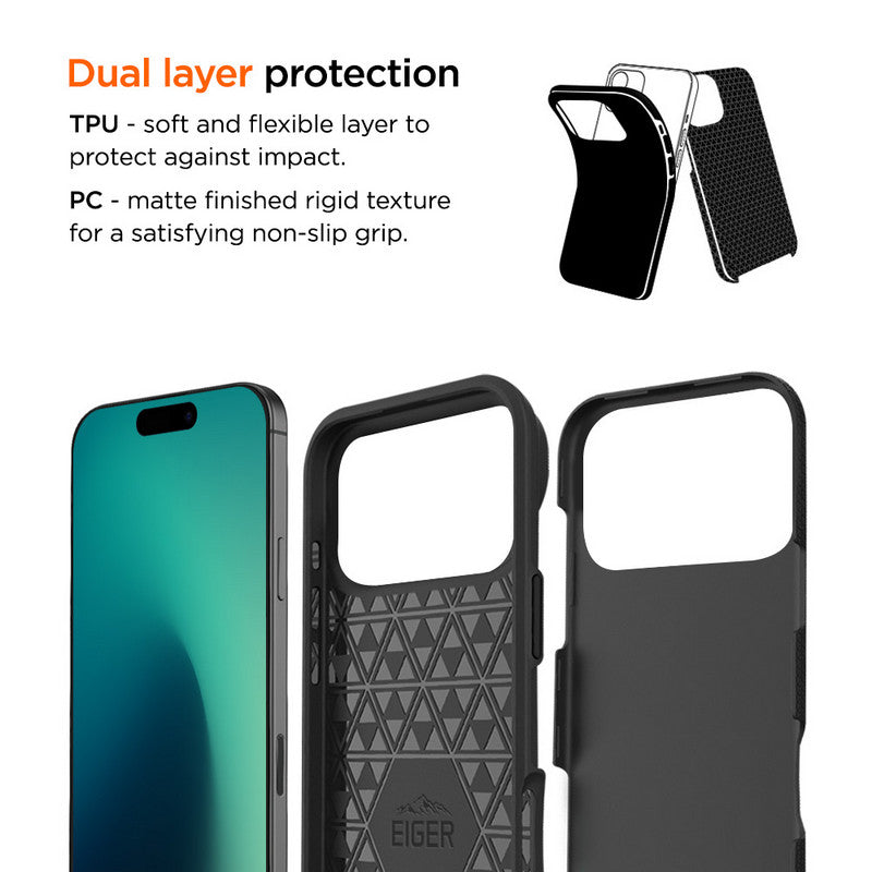 Eiger North Case GRS iPhone 17 Pro schwarz