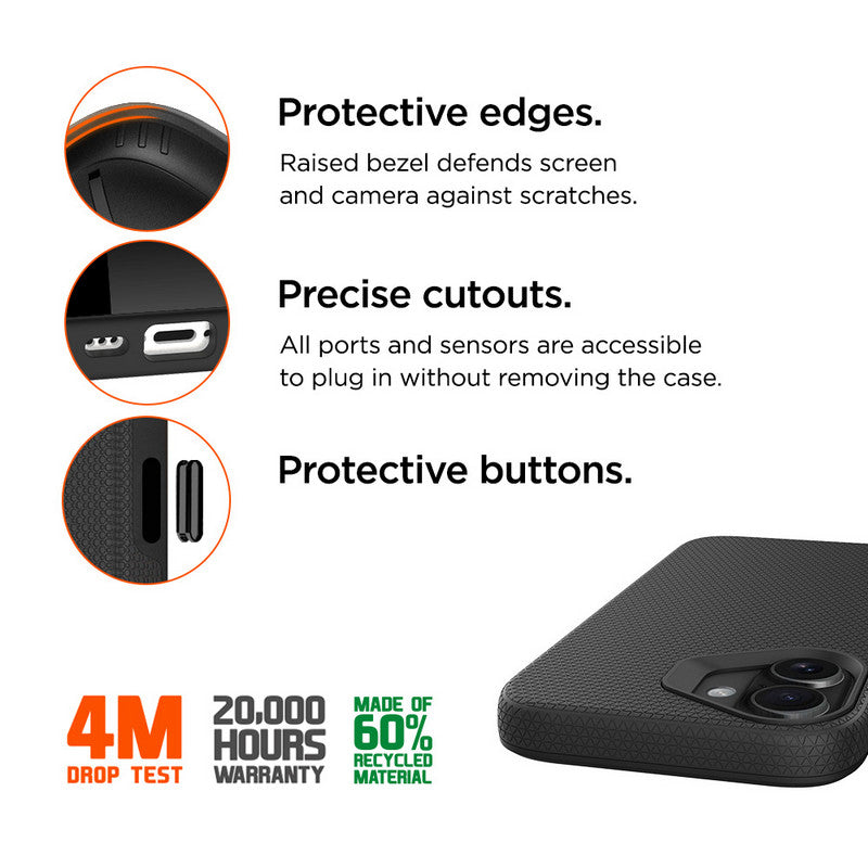 Eiger North Case MagSafe GRS iPhone 17 schwarz