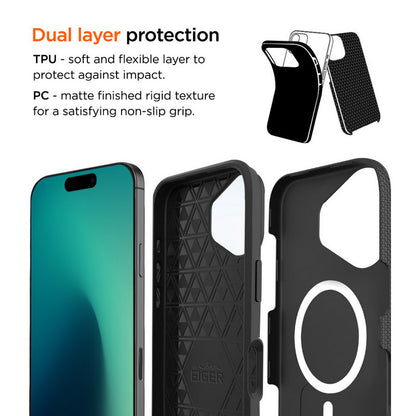 Eiger North Case MagSafe GRS iPhone 17 schwarz