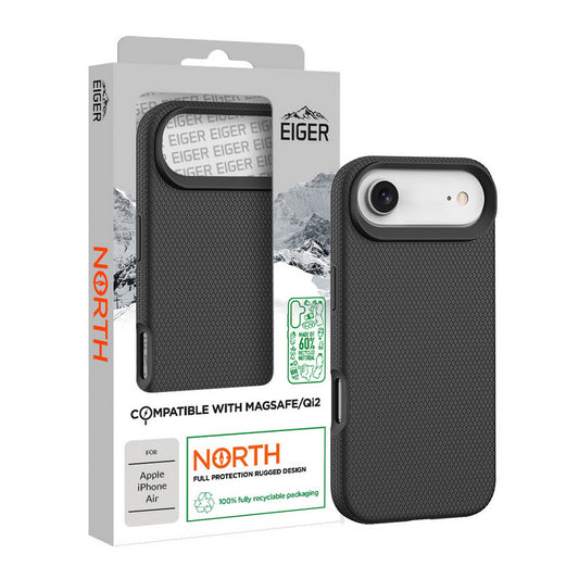 Eiger North Case MagSafe GRS iPhone 17 Air schwarz