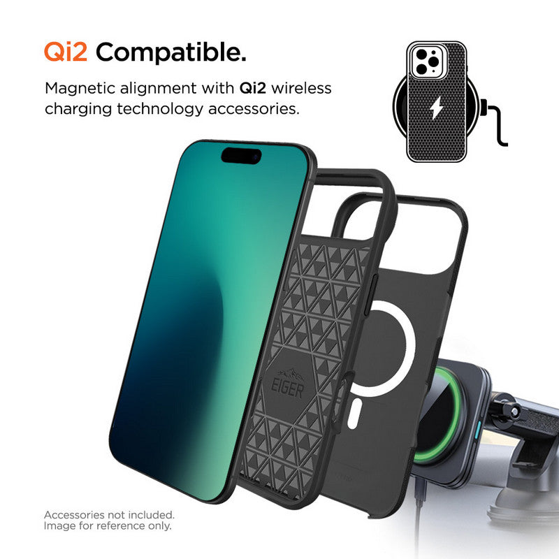 Eiger North Case MagSafe GRS iPhone 17 Air schwarz