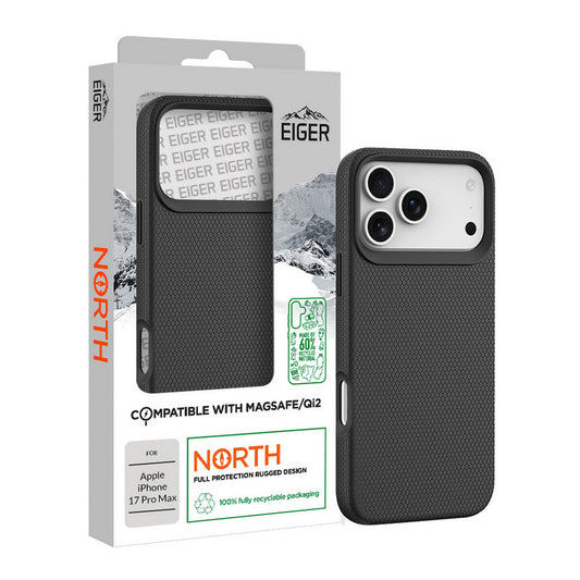 Eiger North Case MagSafe GRS iPhone 17 Pro Max schwarz