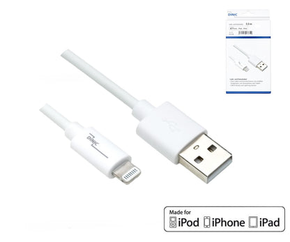 USB-A auf Lightning Kabel 0,5m, weiss