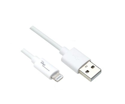 USB-A auf Lightning Kabel 0,5m, weiss