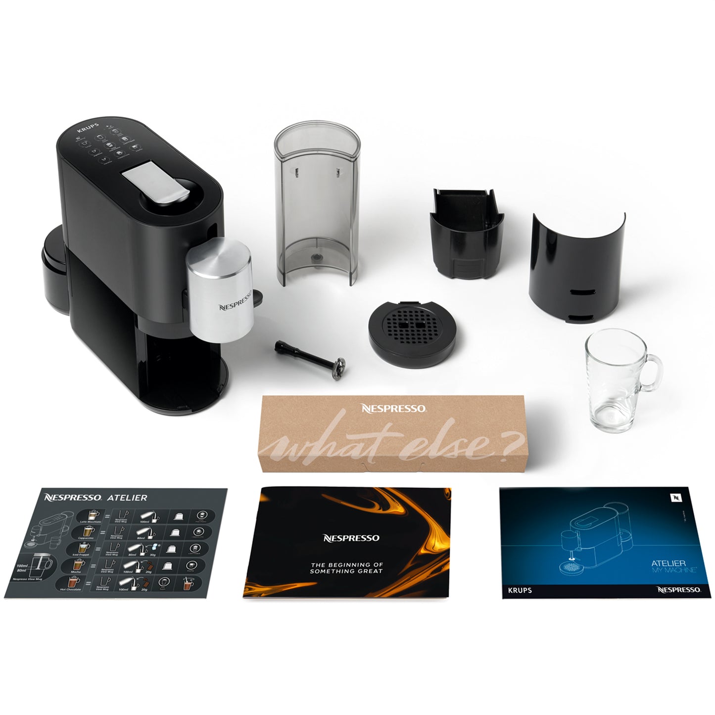 Krups Atelier Nespresso Kapselmaschine schwarz XN8908
