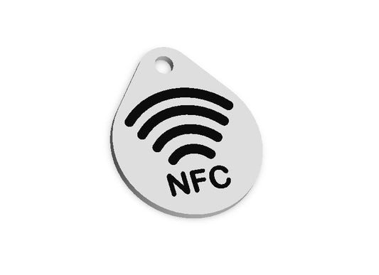 NFC Anhänger PLA - 38 x 32 mm - NTAG 215 - 504 Byte Chip