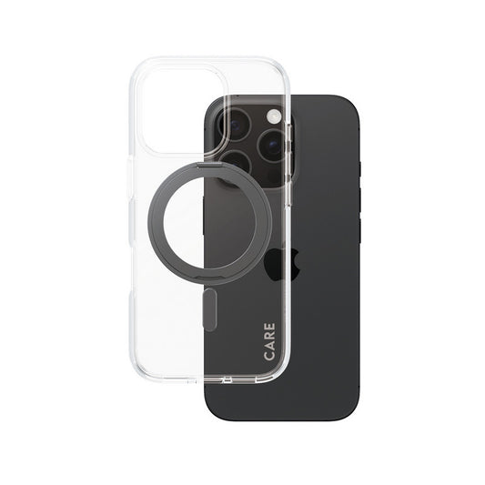 PanzerGlass CARE Feature Kickstand iPhone 16 Pro schwarz