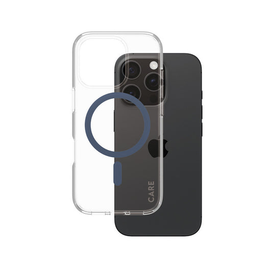 PanzerGlass CARE Flagship Colors iPhone 16 Pro blau