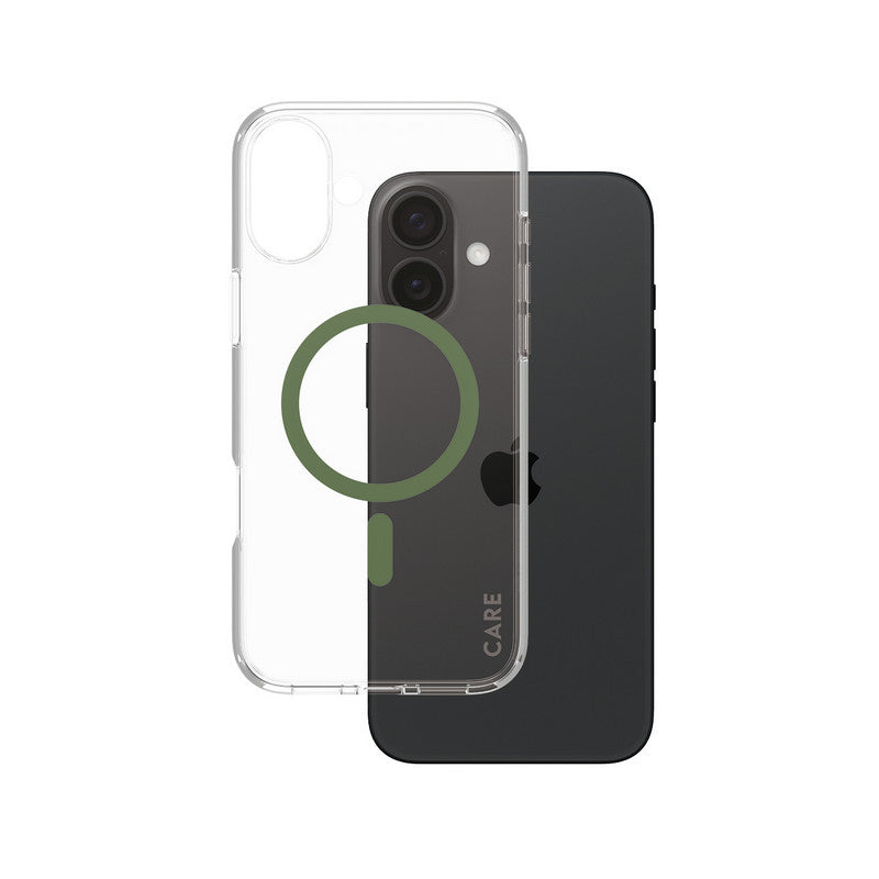 PanzerGlass CARE Flagship Colors iPhone 16 Plus grün